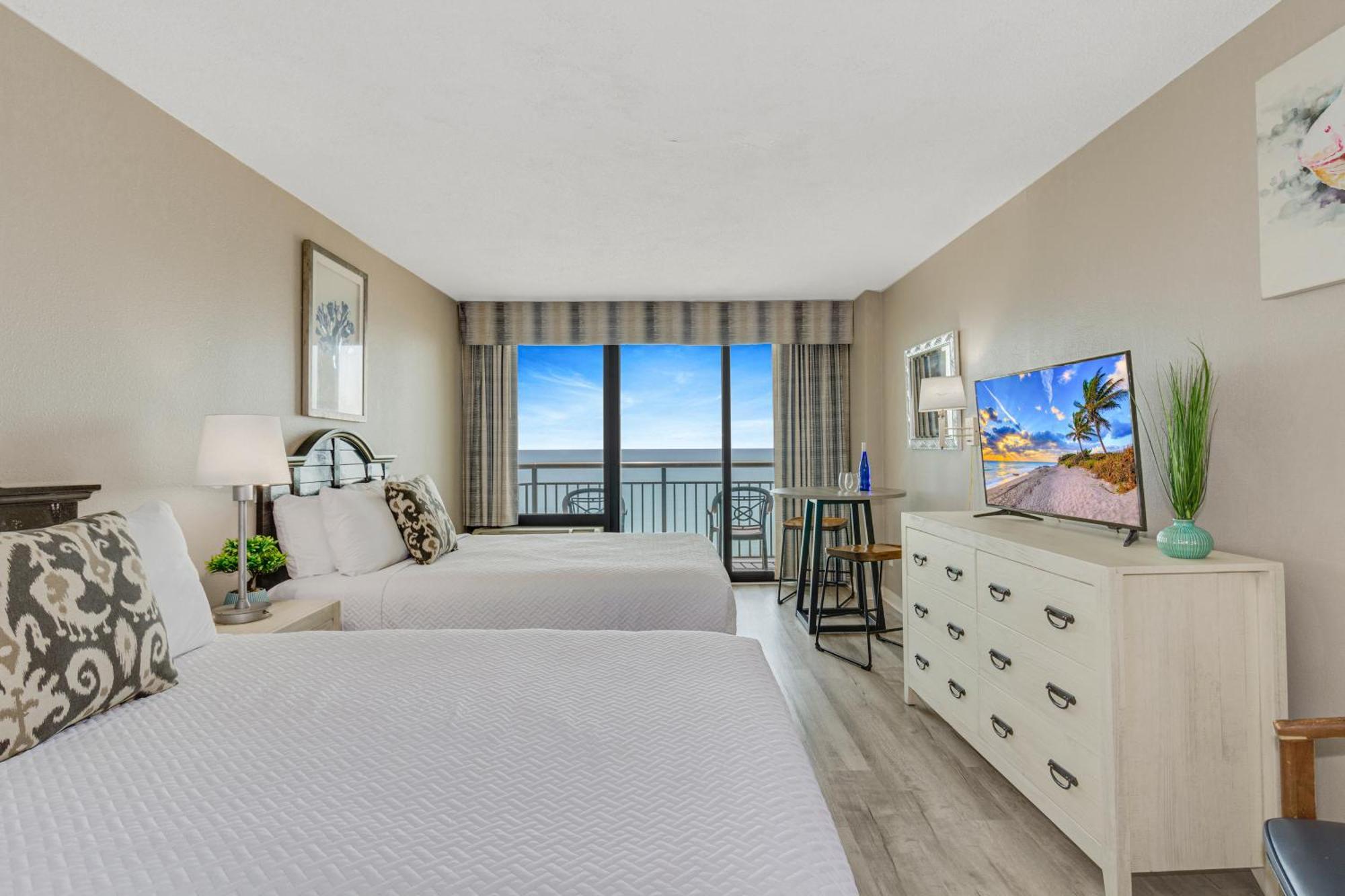 Oceanview Studio Escape With Beach Steps Away! 1828 Myrtle Beach Exterior photo